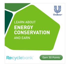 Recyclebank Energy Conservation