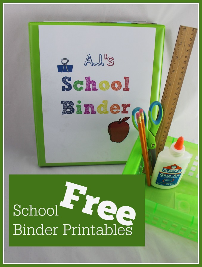 school binder organization