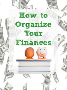 organize finances